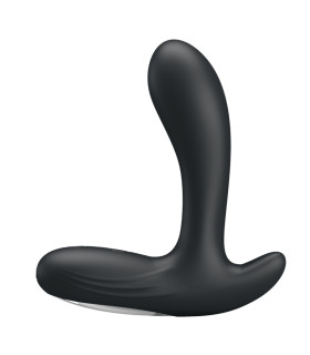 Масажер простати Pretty Love Beckie з вібрацією, чорний, 12.5 х 3.5 см - No Taboo