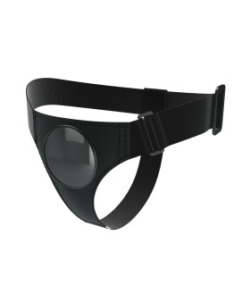 Трусики для страпона Pretty Love на ремнях, черные, 58-86 см - No Taboo