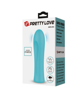 Минивибратор Pretty Love Alfreda зелёный, 10.2 х 2.6 см - No Taboo