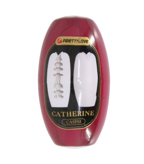 Мастурбатор-яйце Pretty Love Catherine Caspar еластичне, біле, 8.5 х 4.6 см - No Taboo