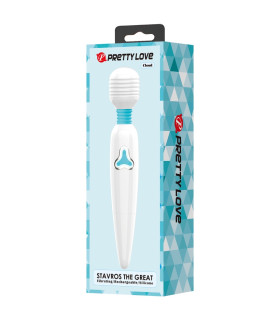 Вібратор-мікрофон Pretty Love Cloud білий, 25 х 4.5 см - No Taboo