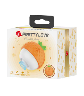 Клиторальный пульсатор Pretty Love Pineapple Secret оранжевый, 5.7 х 5.1 см - No Taboo