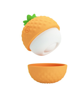 Клиторальный пульсатор Pretty Love Pineapple Secret оранжевый, 5.7 х 5.1 см - No Taboo