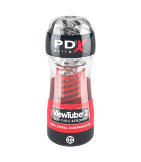 Мастурбатор в колбе Pipedream PDX Elite прозрачный, 18 х 7 см - No Taboo