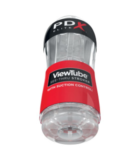 Мастурбатор в колбі Pipedream PDX Elite прозорий, 18.5 х 7 см - No Taboo