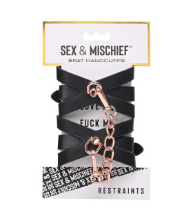 Наручники Sportsheets Sex and Mischief черные - No Taboo