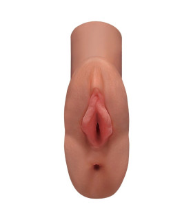 Маструрбатор вагіна та анус Pipedream PDX Plus кібершкіра, бежевий, 14 х 7 см - No Taboo