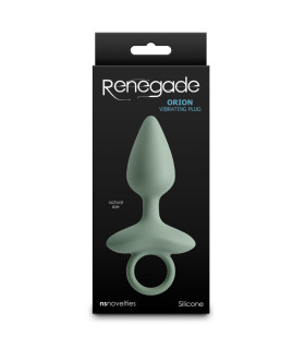 Анальний вібратор NS Novelties Renegade з кільцем, зелений, 13 х 3.5 см - No Taboo