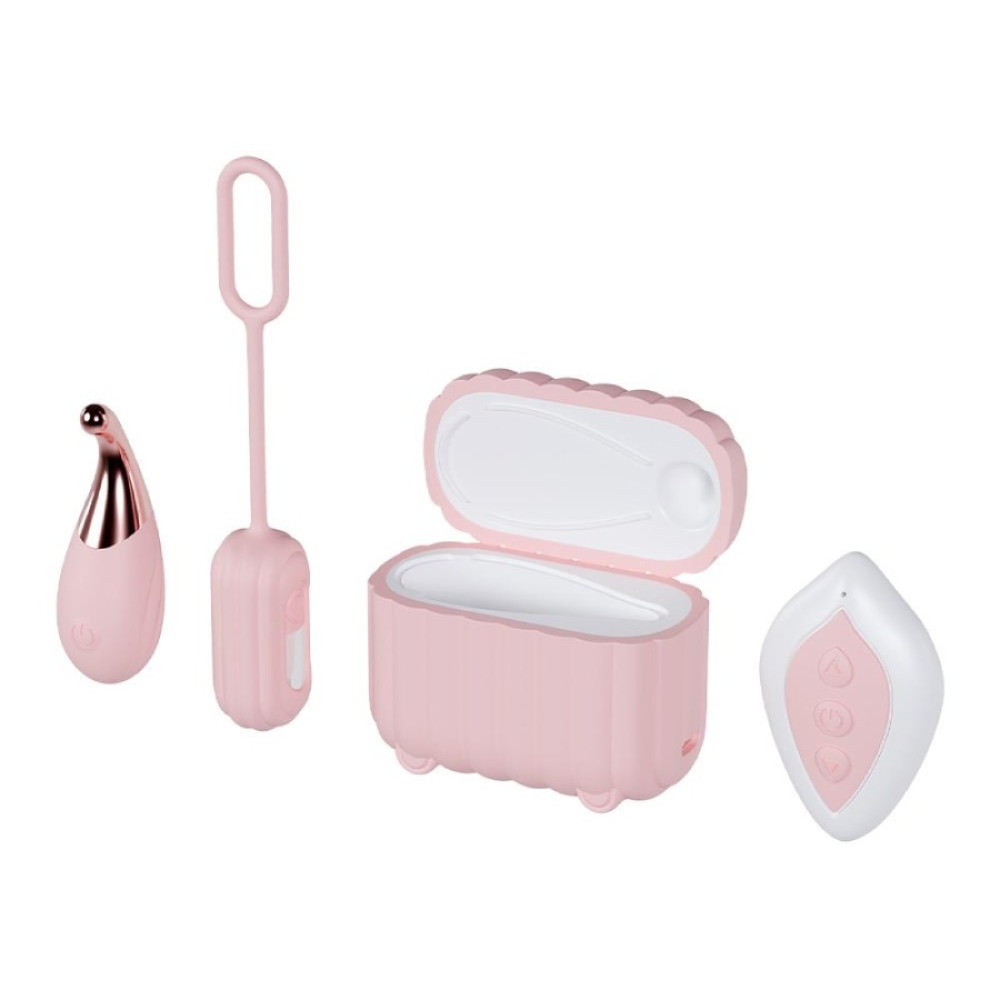 Набор вібраторів Blush Play With Me з пультом та кейсом, рожевий, 2 шт (338067), zoom