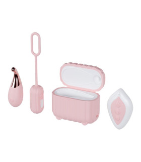 Набор вибраторов Blush Play With Me с пультом и кейсом, розовый, 2 шт - No Taboo