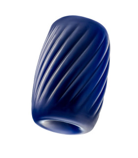 Мастурбатор самозмащувальний Blush Rize з відкритим кінцем, блакитний, 10.1 х 7.6 см - No Taboo