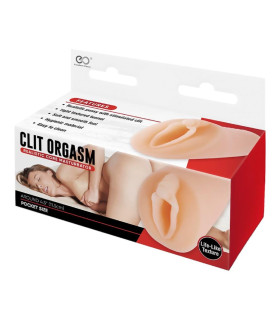 Мастурбатор-вагина NMC с клитором, бежевый, 11.4 х 4 см - No Taboo