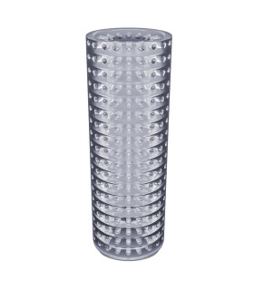 Мастурбатор Blush Rize ребристый, прозрачный, 13.9 х 3.8 см - No Taboo