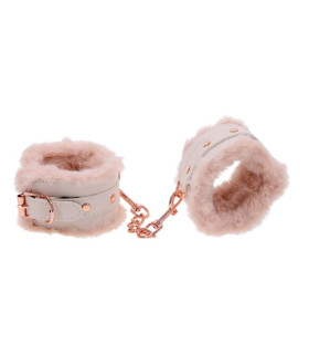 Наручники из искусственной кожи Sportsheets Peaches 'n CreaMe с мехом, розовые, 23 см - No Taboo