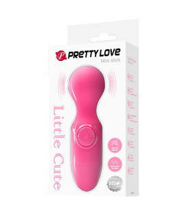 Мини-вибратор-микрофон Pretty Love Little Cute, розовый, 12 х 3.8 см - No Taboo