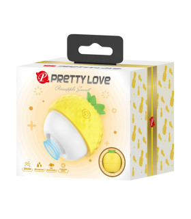 Клиторальный пульсатор Pretty Love Pineapple Secret жёлтый, 5.7 х 5.1 см - No Taboo