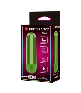 Віброкуля Pretty Love Kiwi зелена, 8 х 1.8 см - No Taboo