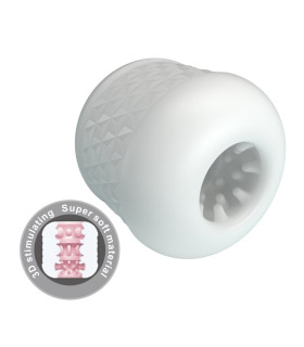 Мінімастурбатор Pretty Love Cory білий, 6 х 6 см - No Taboo