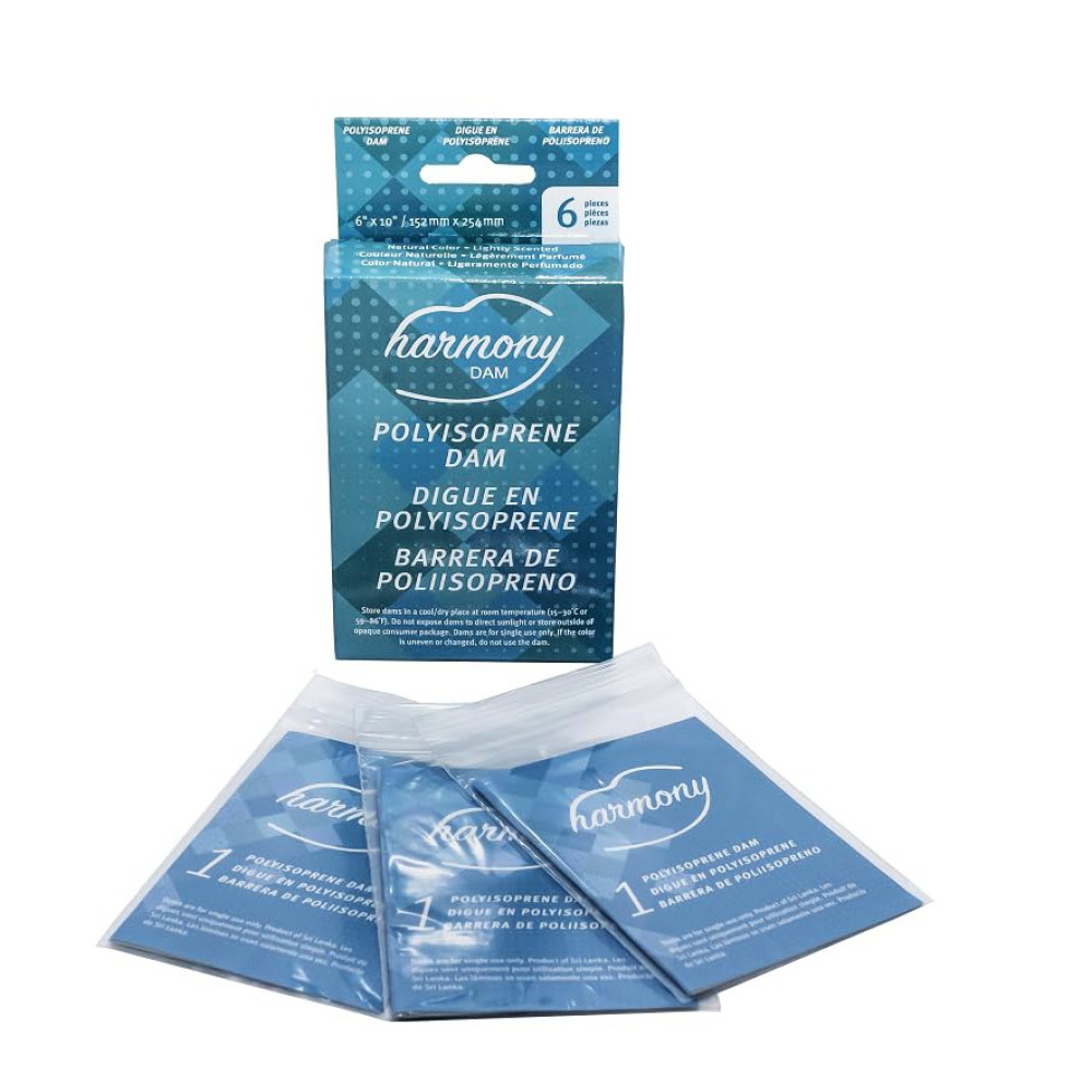 Серветка для орального сексу Harmony з полиизопрену, 1 шт (338123), zoom