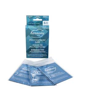 Салфетка для орального секса Harmony из полиизопрена, 1 шт - No Taboo