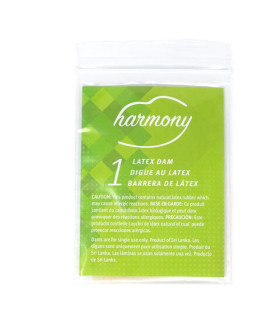 Салфетка для орального секса Harmony из латекса, 1 шт - No Taboo