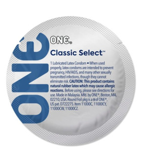 Набор презервативов One Микс Classic, XL, Strong, Ribs, Studs, 5 шт - No Taboo