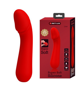 Вібратор для точки G Pretty Love гнучкий, червоний, 15 х 3.5 см - No Taboo
