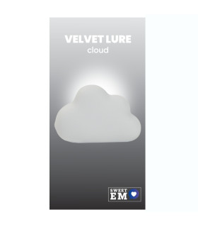 Вибратор для клитора Sweet Em Cloud в виде облачка, белый, 8.3 х 5.5 см - No Taboo