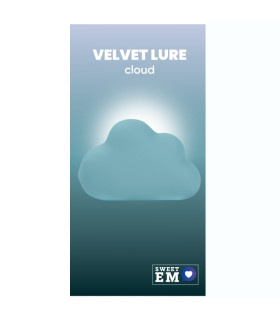 Вибратор для клитора Sweet Em Cloud в виде облачка, голубой, 8.3 х 5.5 см - No Taboo