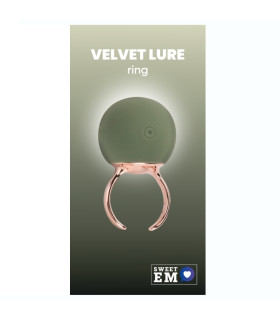 Вибратор-кольцо Sweet Em Ring для клитора, зеленый, 4.5 х 2.7 см - No Taboo