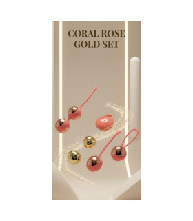 Набір вагінальних віброкульок Sweet Em з пультом, коралові, 16 х 3.4 см - No Taboo