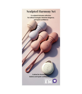 Набір вагінальних віброкульок Sweet Em з пультом, різнокольорові, 4 шт - No Taboo