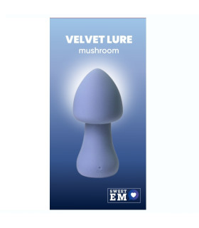 Вибратор Sweet Em Mushroom в форме гриба, темно-синий, 10.7 х 5 см - No Taboo