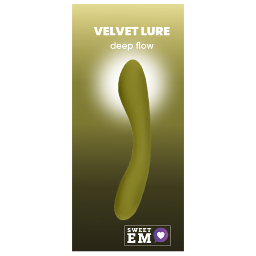 Вібратор для точки G Sweet Em Deep Flow зелений, 18 х 3.2 см (338156), zoom