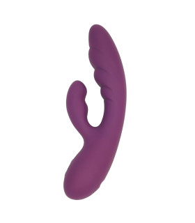 Вібратор-кролик Sweet Em Flexi Bunny Vibrator фіолетовий, 19.8 х 4 см - No Taboo