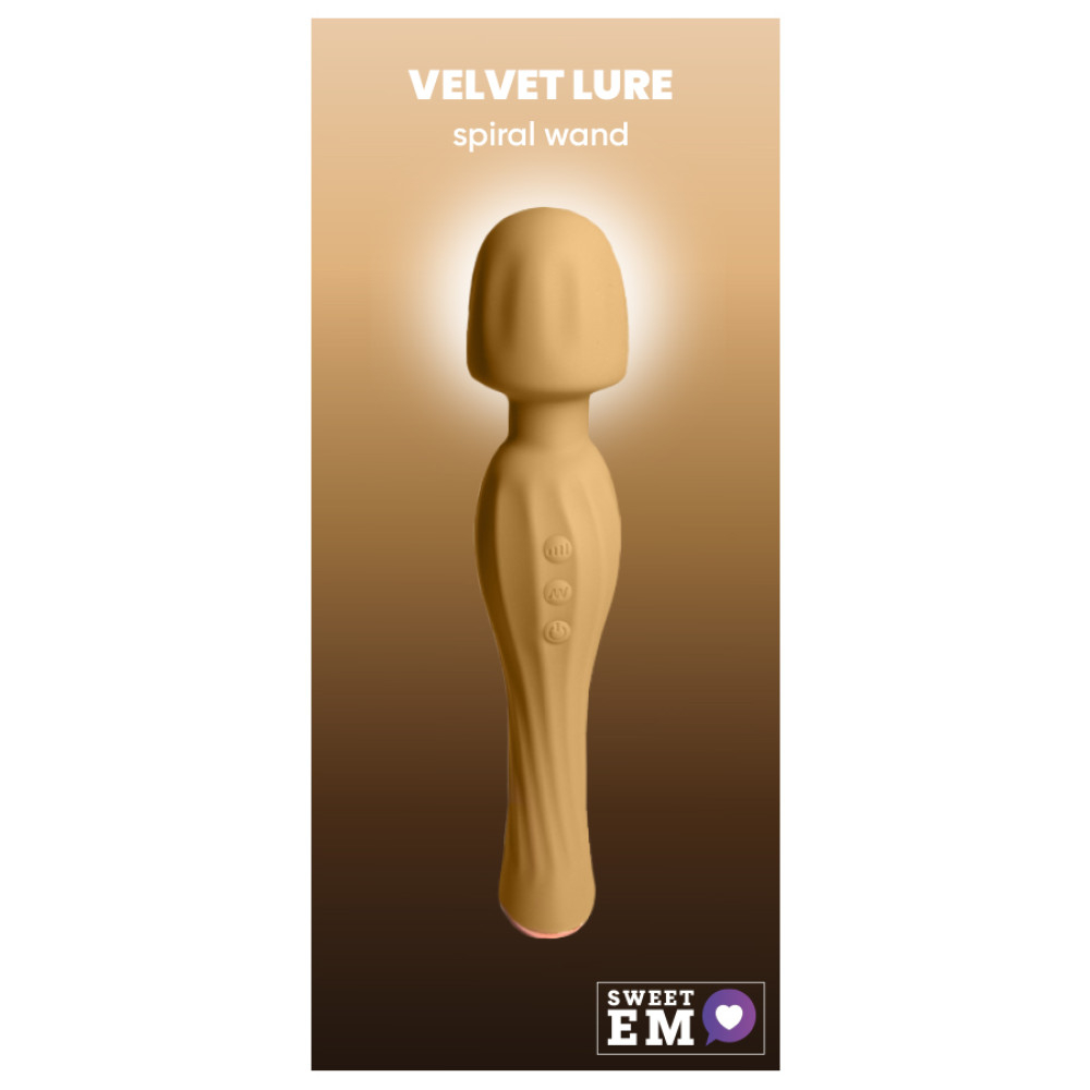Вибратор-микрофон Sweet Em Spiral Wand желтый, 20.8 х 4.4 см (338167), zoom