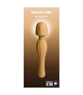 Вибратор-микрофон Sweet Em Spiral Wand желтый, 20.8 х 4.4 см - No Taboo