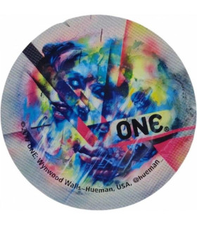 Набор презервативов One Pleasure Plus с ребристой капсулой, латексные, 5 шт - No Taboo