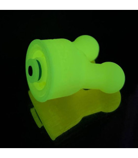 Насадка для попперса NO TABOO люминесцентная, без клапана, жёлтая, размер M - No Taboo