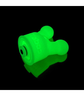 Насадка для попперса NO TABOO люминесцентная, без клапана, зеленая, размер M - No Taboo