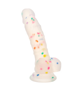 Фаллоимитатор на присоске CalExotics Party Boy разноцветный, 17.8 х 3.8 см - No Taboo