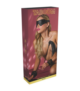Набор для бондажа TABOOM Tempt Bondage Set черный, 3 предмета - No Taboo
