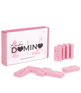 Сексуальная игра Secret Play Kinky Domino розовая - No Taboo