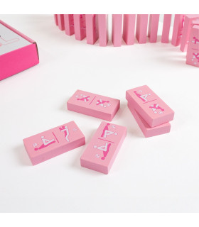 Сексуальная игра Secret Play Kinky Domino розовая - No Taboo