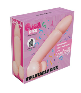 Надувная игрушка для бассейна Hidden Desire Fuck Dolls в форме пениса, бежевая, 145 см - No Taboo