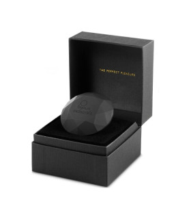 Вибратор для клитора Bijoux Indiscrets Diamond в форме алмаза, черный, 6.5 см - No Taboo