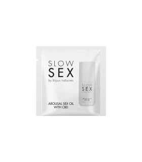 Пробник Масло для эротического массажа CBD Slow Sex Bijoux Indiscrets - No Taboo