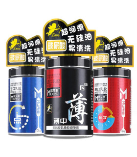 Презервативы ультратонкие латексные с пупырышками и повышенным количеством смазки 0.02 мм, синяя упаковка, цена за 12 шт - No Taboo