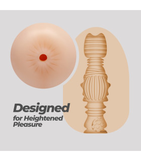 Мастурбатор-яйцо Crushious Ezy Egg the Anal анус, бежевый, 8.7 × 5.6 см - No Taboo