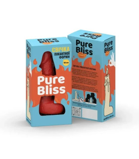 Свеча в форме пениса Pure Bliss BIG, красная, 18 х 4.2 см - No Taboo